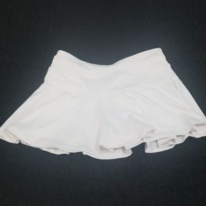 White Tennis skort